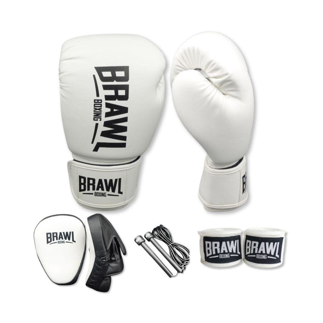 BRAWL-BOXING Boxing gloves Brawl Boxing Training Bundle White Edition